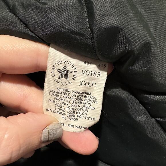 VIntage Carhartt Duck Camo Vest VQ183 Union Made Insulated Workwear Mens 4X - Picture 6 of 9